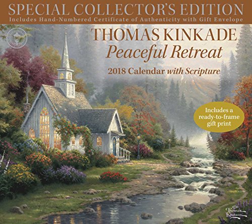 Télécharger Thomas Kinkade Peaceful Retreat With Scripture 2018 Calendar PDF Ebook En Ligne