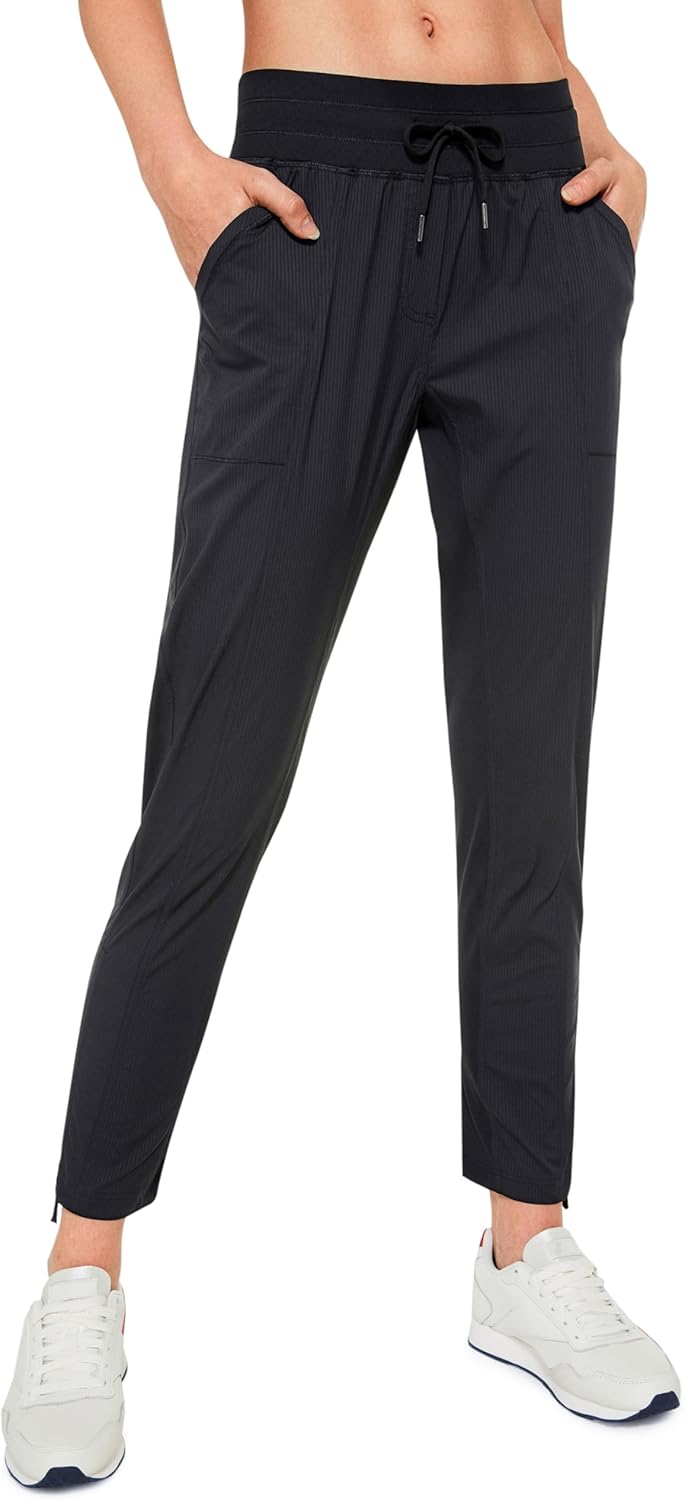 CRZ YOGA Womens Casual 7/8 Pants 27″ –...