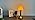 TRRMEZY Shower Lamp, Battery Operated Cordless Table lamp Waterproof, Rechargeable Lamp for Shower, Outdoor Deep Gold