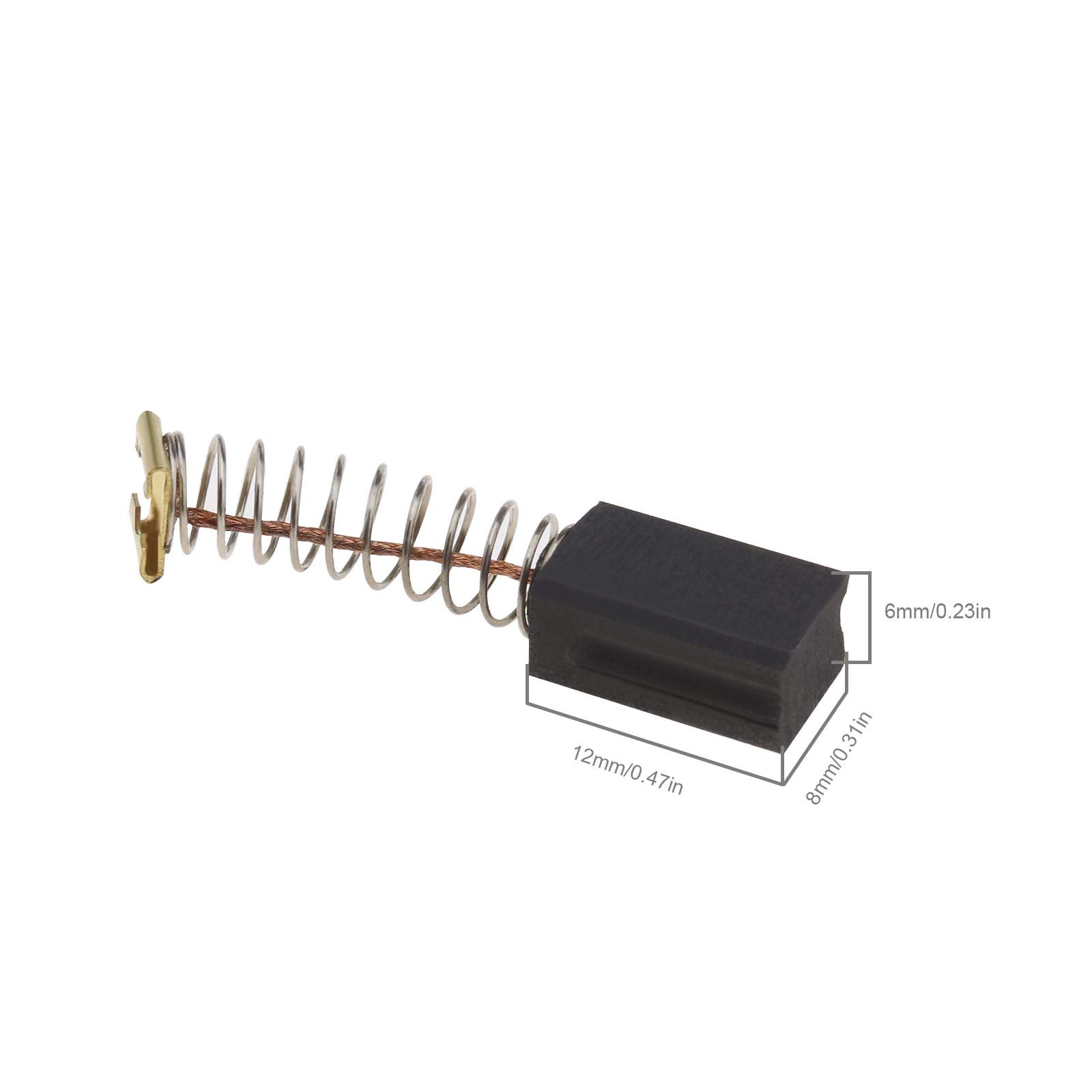 Balais De Charbon 597508-00 (x4) – Compatibles Black & Decker KD1001K Marteau Rotatif