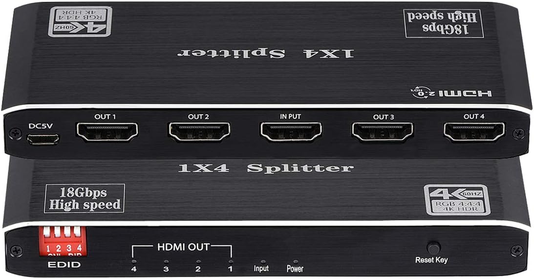 HDMI 2.0 Splitter 1x4