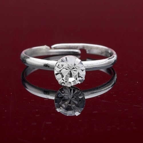 Miniatura 4 de Whaline Paquete de 36 anillos de compromiso de diamante plateado anillos de despedida de soltera decoración de mesa de boda suministros de fiesta