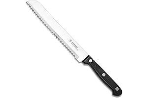 8 Inch Bagel Knife Serrated Bread Knife