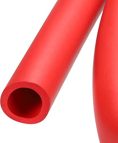 MECCANIXITY Empuñadura de tubo de espuma empuñaduras 1.102 in ID 1.496 in OD 3.3ft rojo para utensilios, fitness, herramientas mango soporte