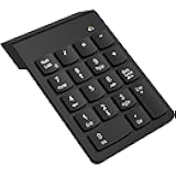 Bluetooth Numeric Keypad (No USB Receiver Required) – Portable Number Pad Keyboard for Laptop, PC Computers, Desktop | Essential Laptop Accessories Numpad for ChromeBook Surface Notebook