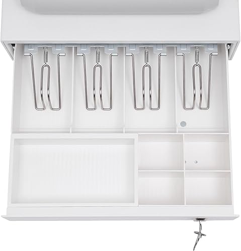 Miniatura 5 de Caja de cajón de caja registradora electrónica, sistema POS electrónico, caja registradora electrónica, con 47 llaves 6 LED digital para puntos de