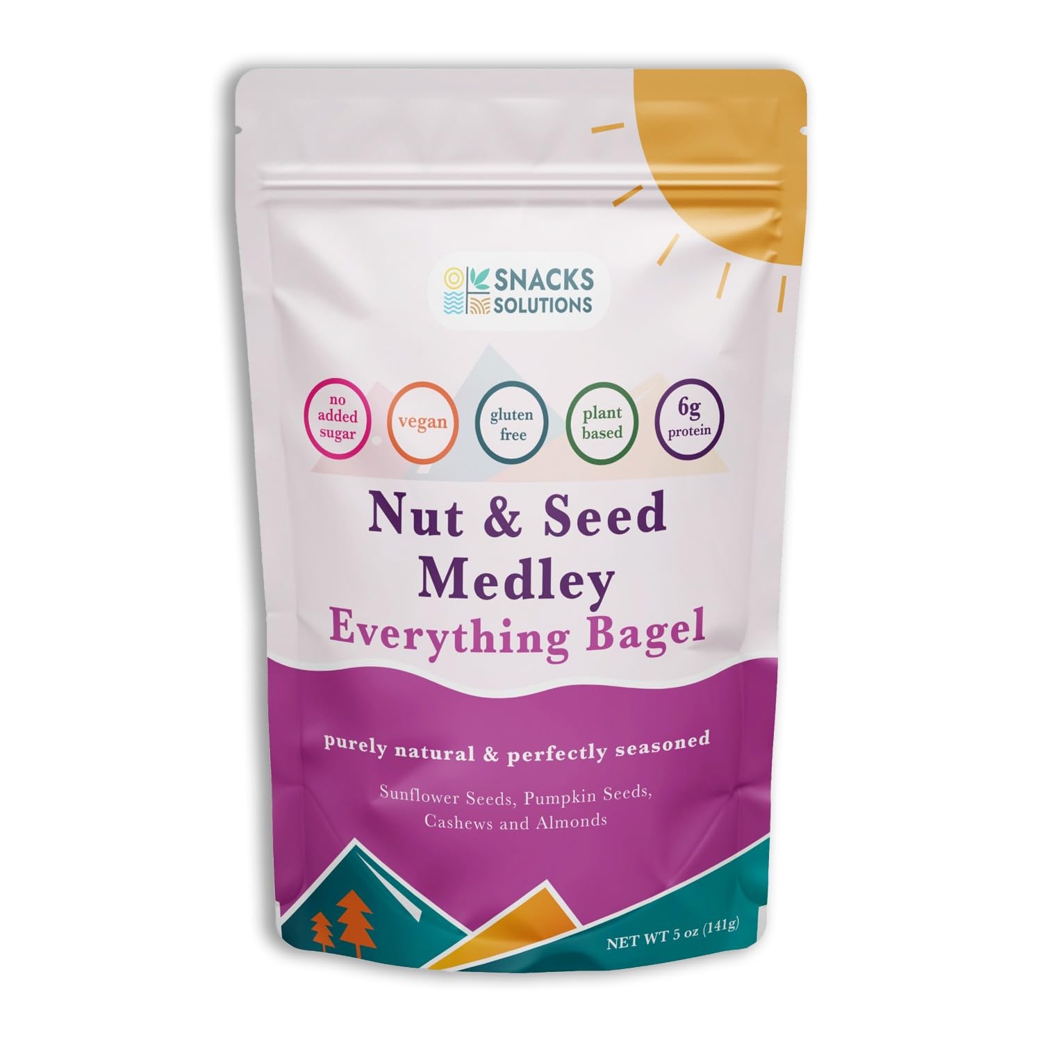 Snacks Solutions Nut and Seed Variety Pack (5 Ounce (Pack of 4))