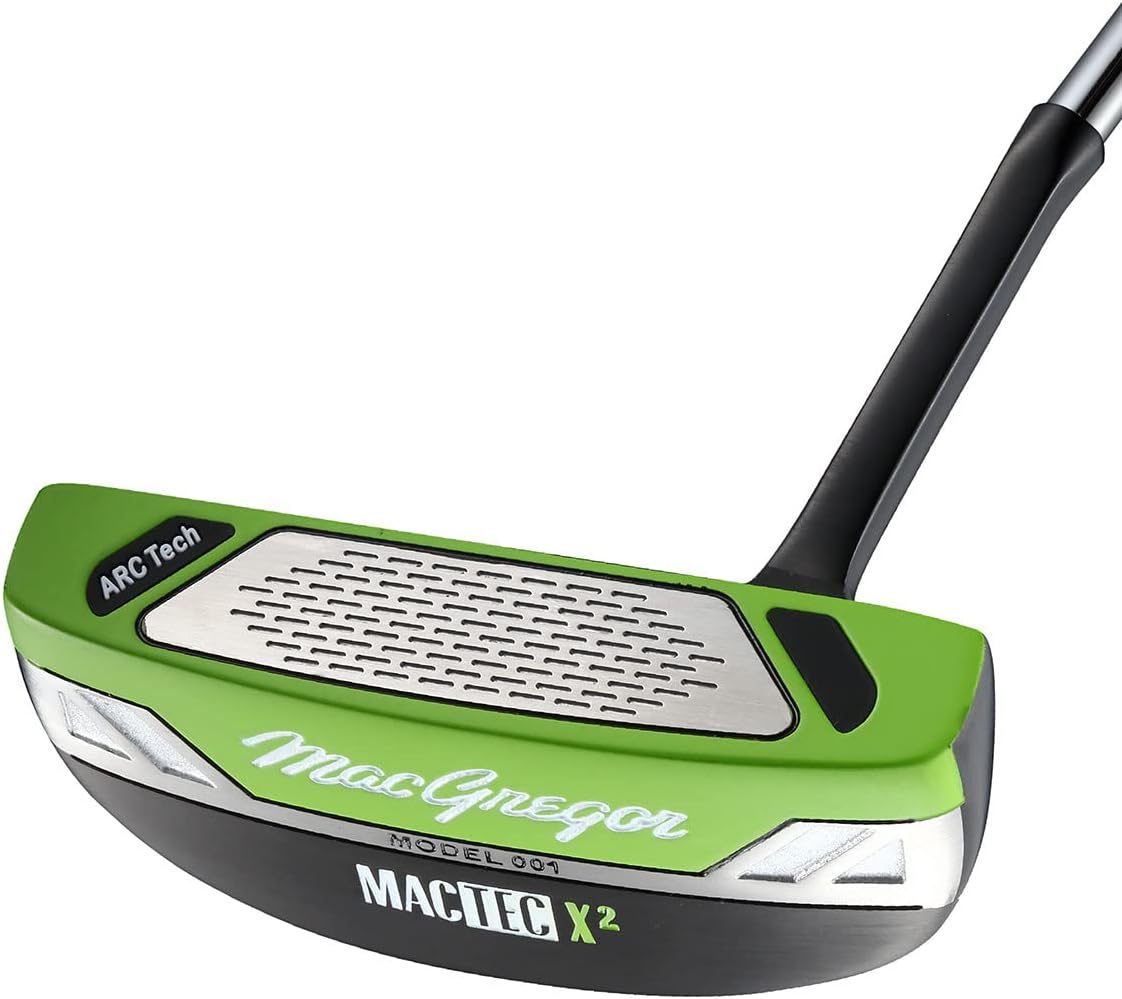 MACGREGORGolf Mactec X2 Putter Model 1, Black/Green, No: 001
