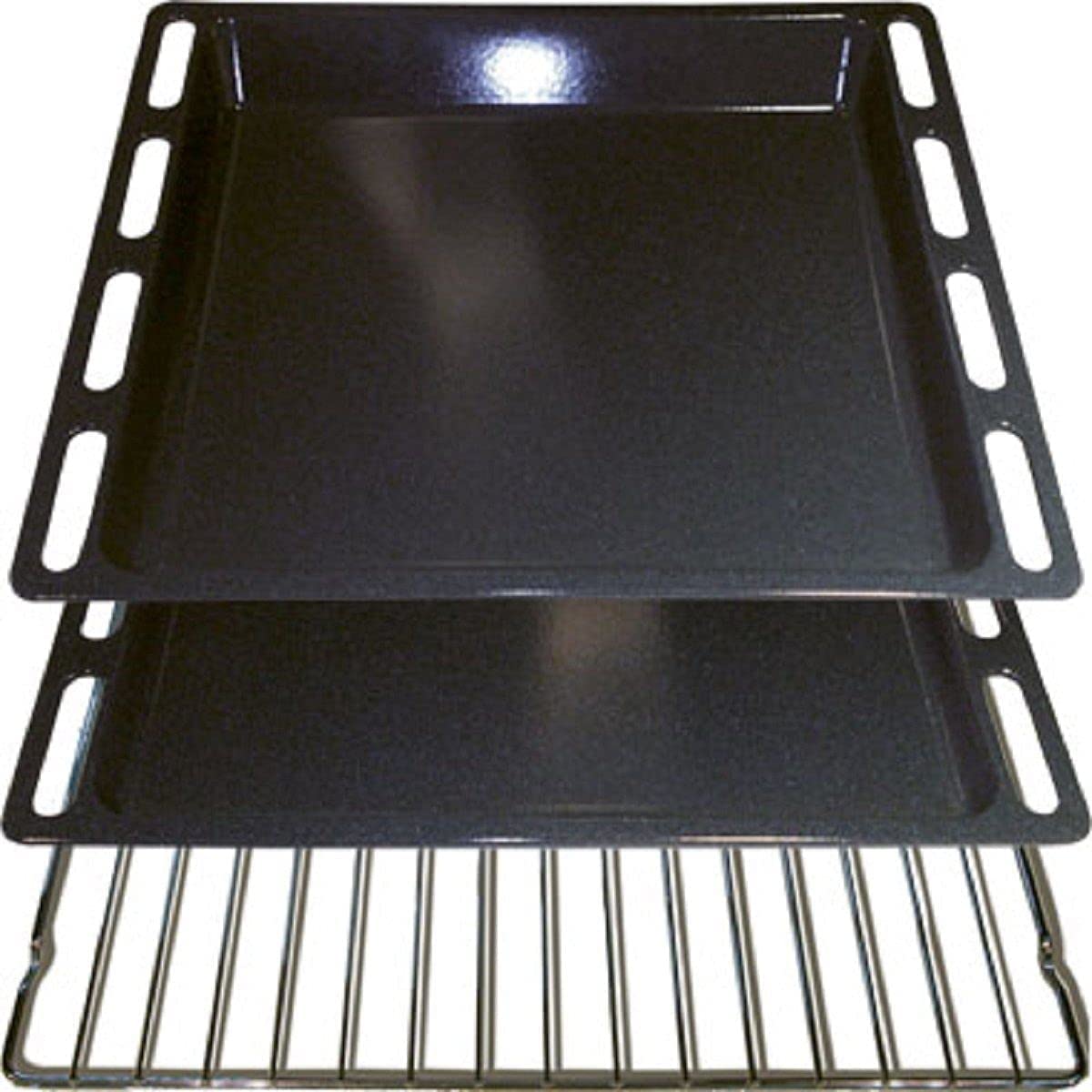 Four encastrable 60 cm multifonction Kaiser EH 6367 / Four électrique encastrable pyrolyse chaleur tournante/Four noir à encastrer Classe A / 79L / Gril infrarouge/Auto-nettoyage/Avec tourne broche