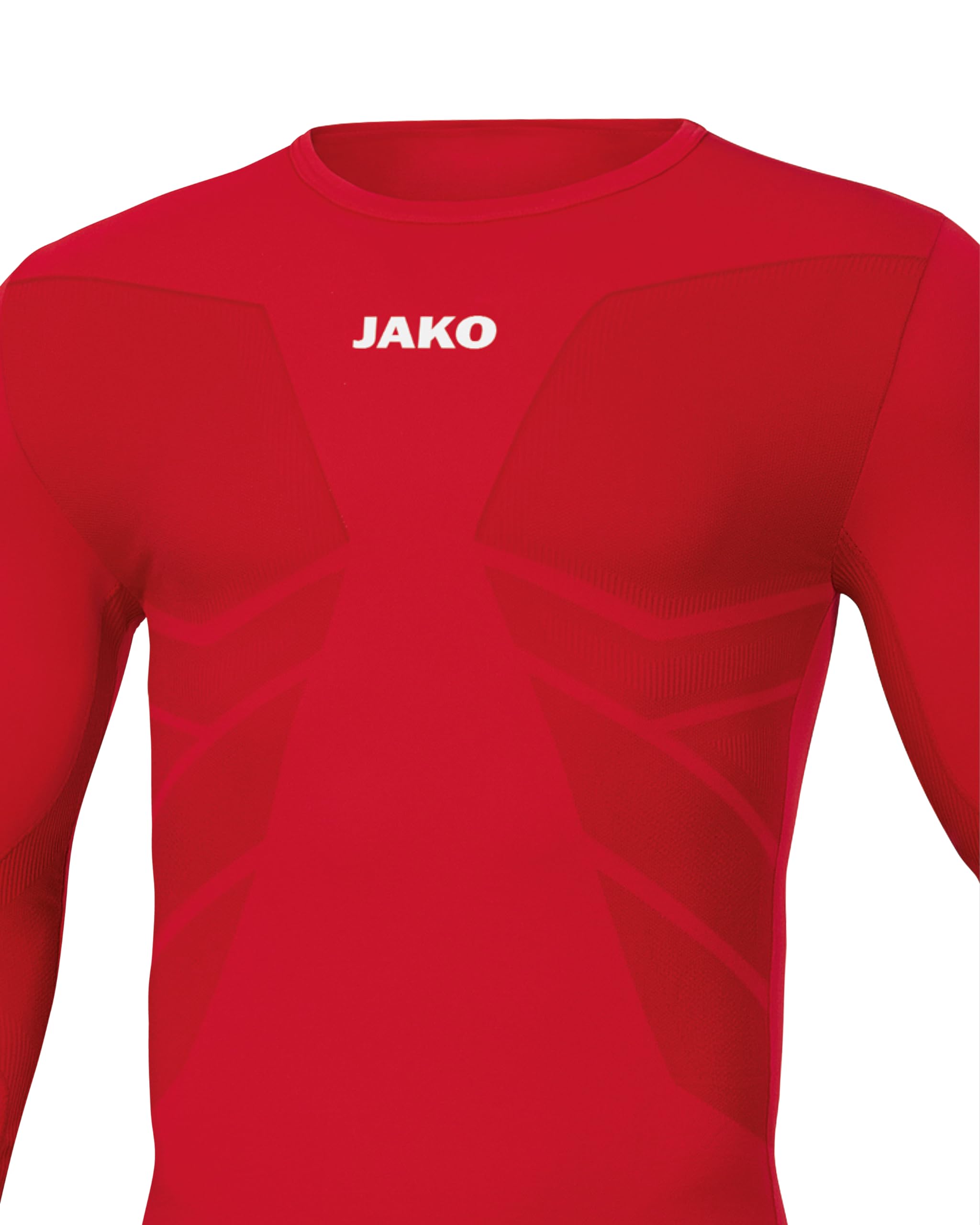 JAKO - Maillot Manches Longues Comfort 2.0, Mixte Enfant, Rouge Sport, 3XS