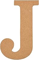 Vista 30 de Plaid Letra de madera sin acabar, 20,3 cm de superficie de madera perfecta para proyectos de bricolaje, manualidades y artes, 63594