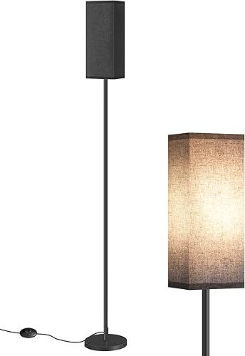 Miniatura 19 de Juego de 2 lámparas de pie para sala de estar, modernas lámparas de pie altas con interruptores de pie, bombilla no incluida, 64.6'', para sala de