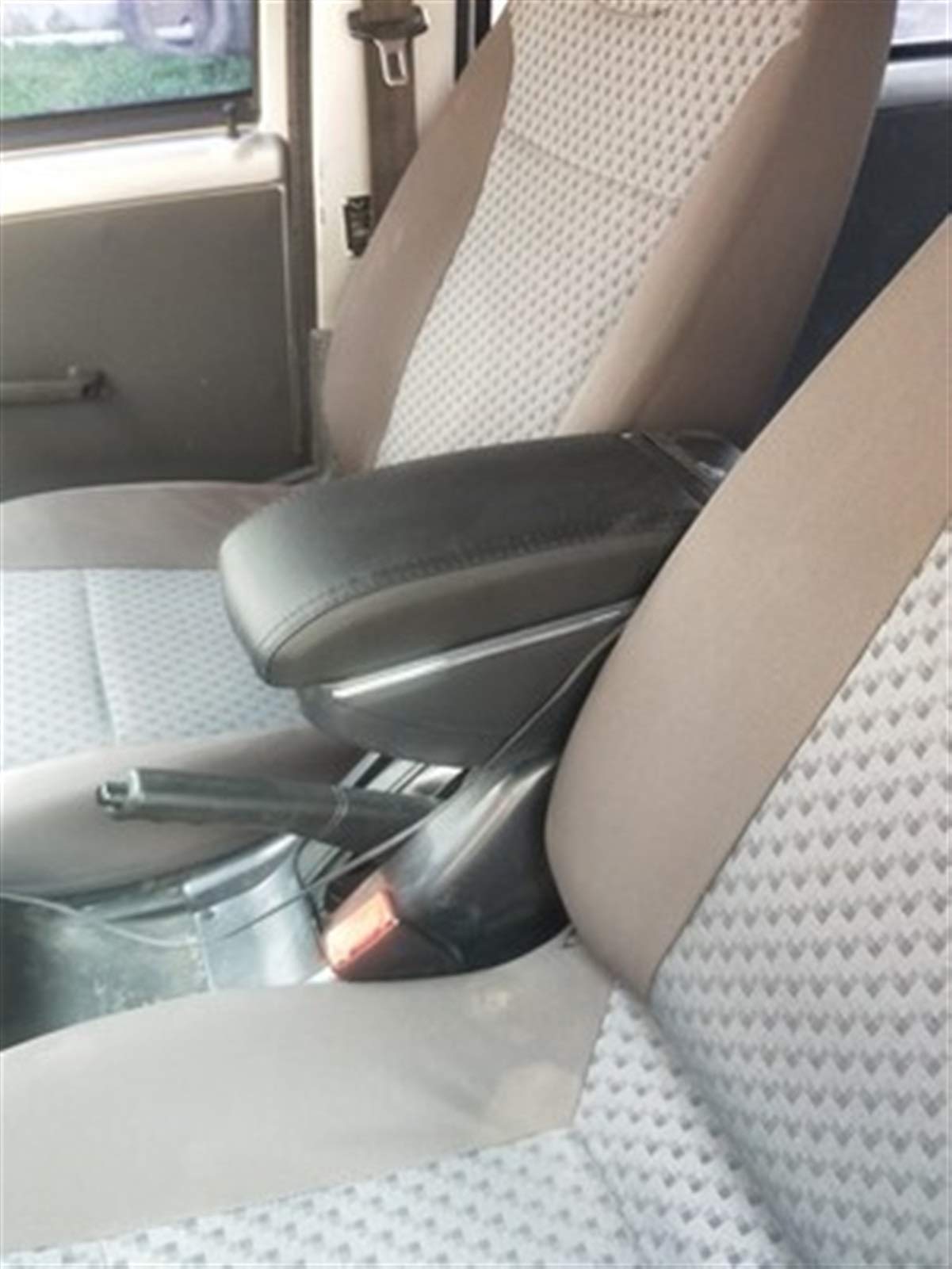 Armrest Box Fit For Ford Aspire Endeavour Figo Freestyle Center Storage Cup Holder Ashtray Spare Part Car Modified Interior Leather (Color Name : B Styke All Black)