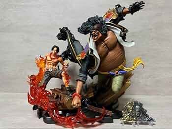 ONE PIECE エース VS 黒ひげ ガレージキット ガレキ スタチュー① ONE PIECE エース VS 黒ひげ ガレージキット ガレキ スタチュー①