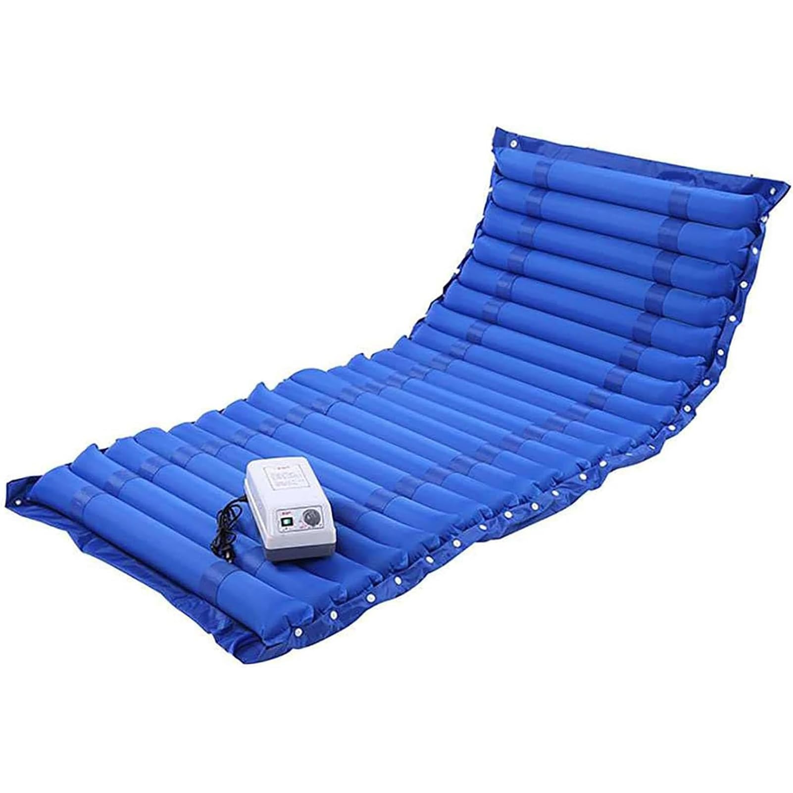Colchón De Presión Alterna, Colchón Antiescaras con Bomba De Aire, Colchón Inflable para Tratamiento De Úlceras por Presión Y Úlceras por Presión, Se Adapta a Cama De Hospital Estándar