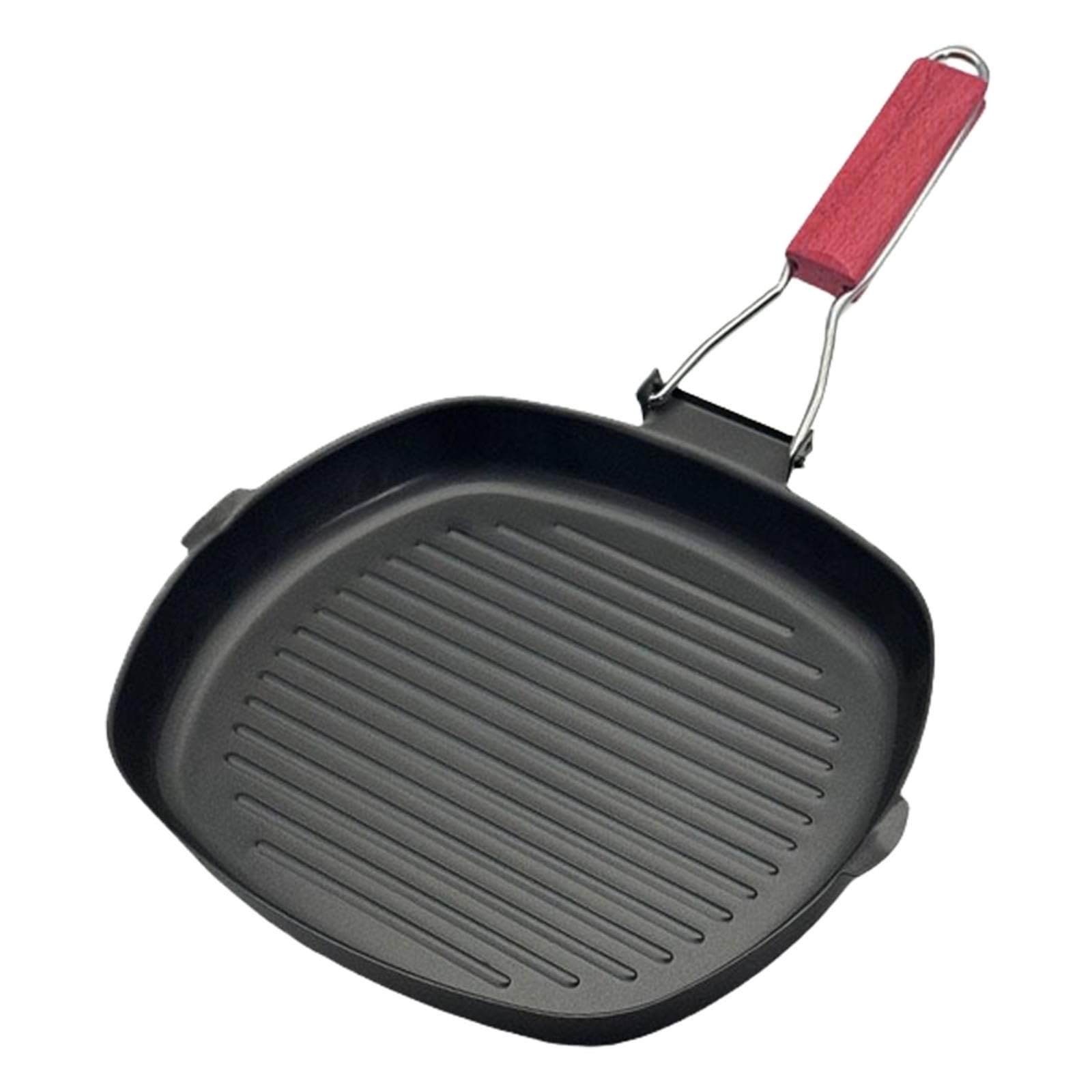 MICFENY Nonstick Grilling Pan Large Skillets Indoor Cooking Pans Steak Pans Cooking Skillets Suitable for Steak and Bacons