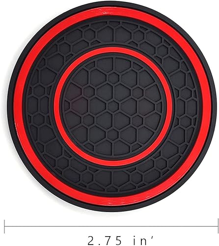 Miniatura 30 de Auprite Portavasos para automóvil, paquete de 2 posavasos universales antideslizantes para automóvil, accesorios para el interior del automóvil