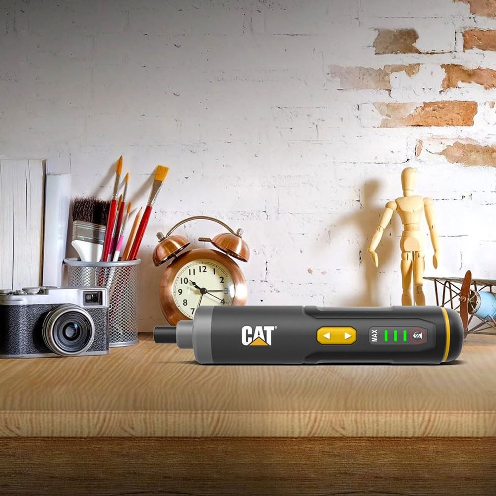 CAT DX1110 - Destornillador inalámbrico inteligente (3,6 V/1,5 Ah Li-ion + 26 puntas