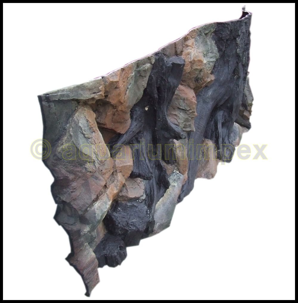 3D Aquarienrückwand 100x50 Root
