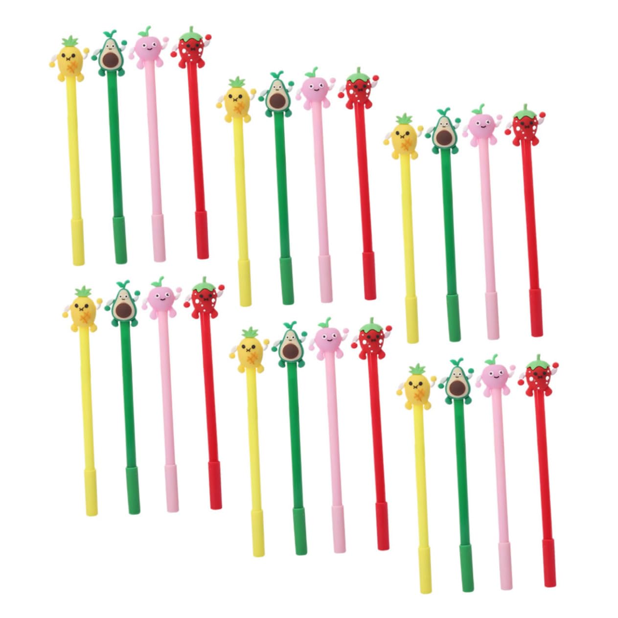 NUOBESTY 2 Set Penna A Fumetti Penne Gel Penne Ufficio Regalini Fine Scuola Gel Pen Mini Per Bomboniere Forniture Matite Penna Per Studenti Gel Portatile Plastica Pezzi * 2