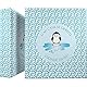 Grafoplás 88172631 Ringbuch A4, 4 gemischte Ringe, 40 mm, Rücken Öse, Kollektion Wise Planet, Pinguin