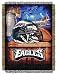 Officially Licensed NFL Philadelphia Eagles Home Field Advantage Woven Tapestry Throw Blanket, 48" x 60"
