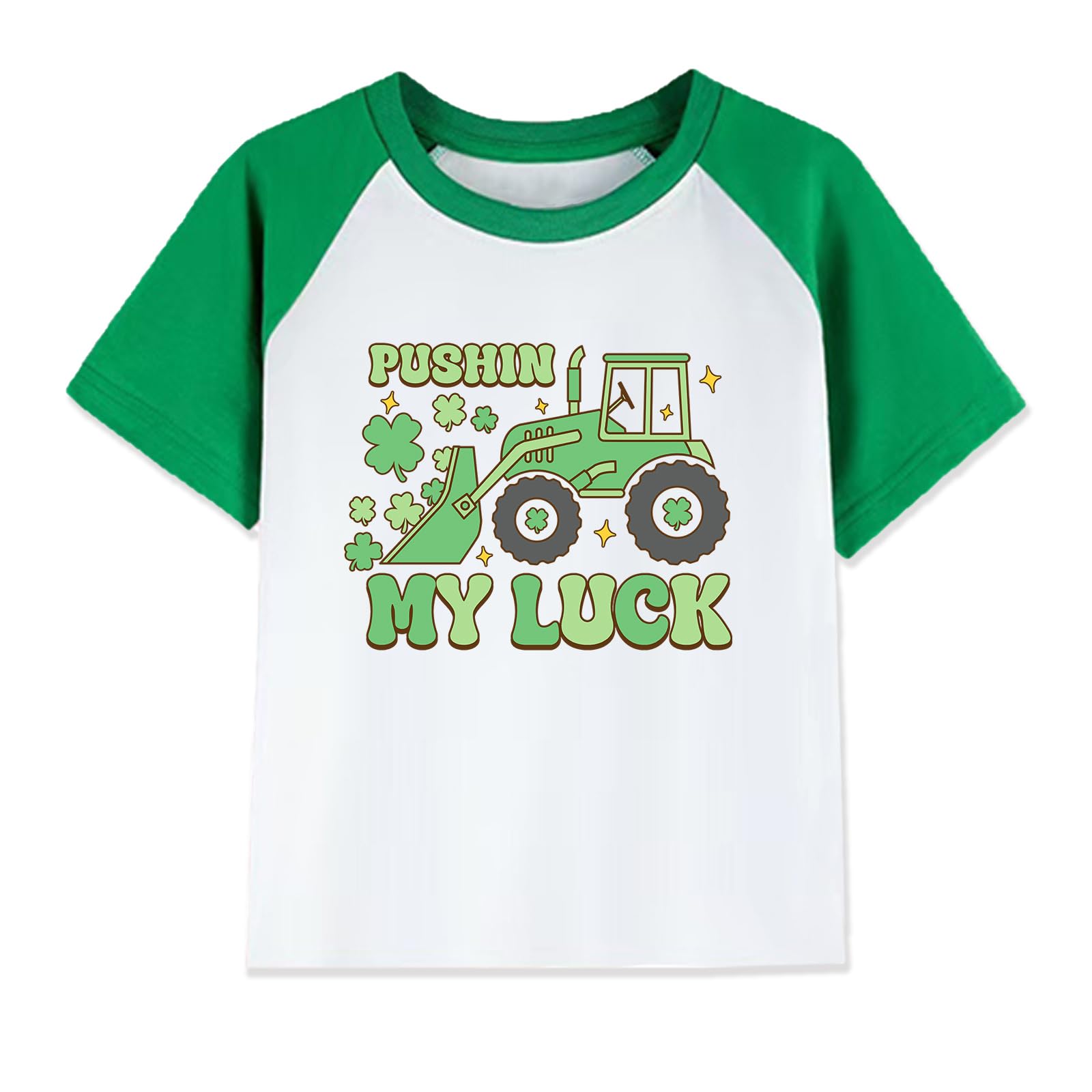 Goengmo Toddler Boy Girl St Patrick's Day Shirts Kids Lucky Tshirts Cotton Short Sleeve Tees 2-10 Years
