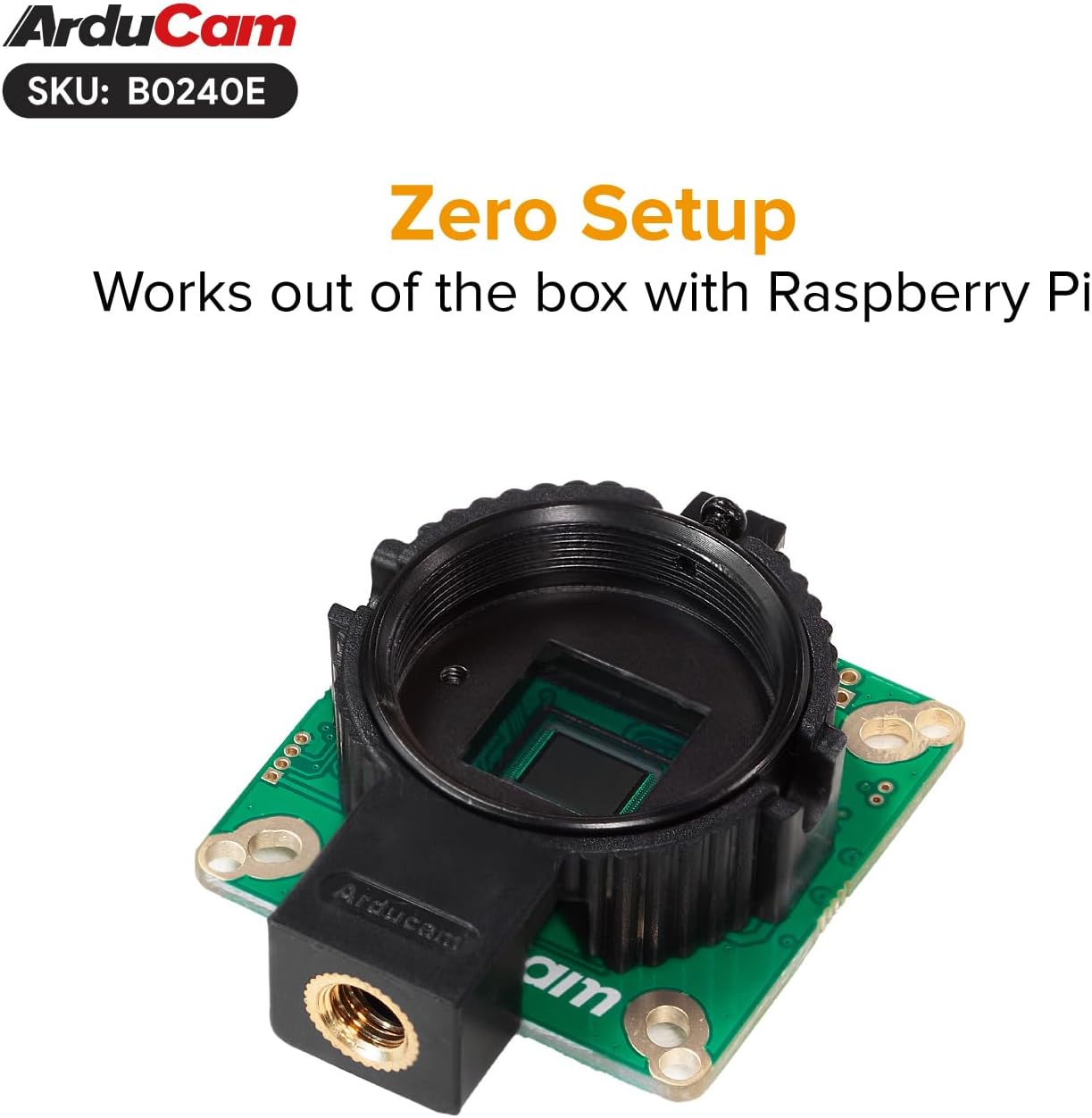 UCTRONICS Arducam for Raspberry Pi HQ Camera, 12.3MP IMX477 Camera Module for Raspberry Pi5/4B/3B+/Zero