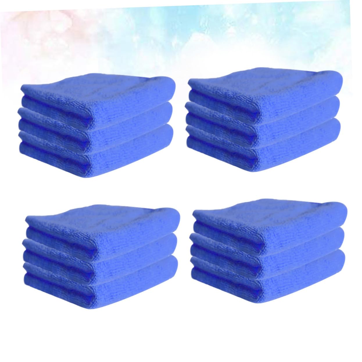 12piezas Paño De Cocina Microfibra Antiadherente para Limpieza del Hogar Paños De Cocina Resistentes y Descontaminantes para Quitar Aceite De Superficies