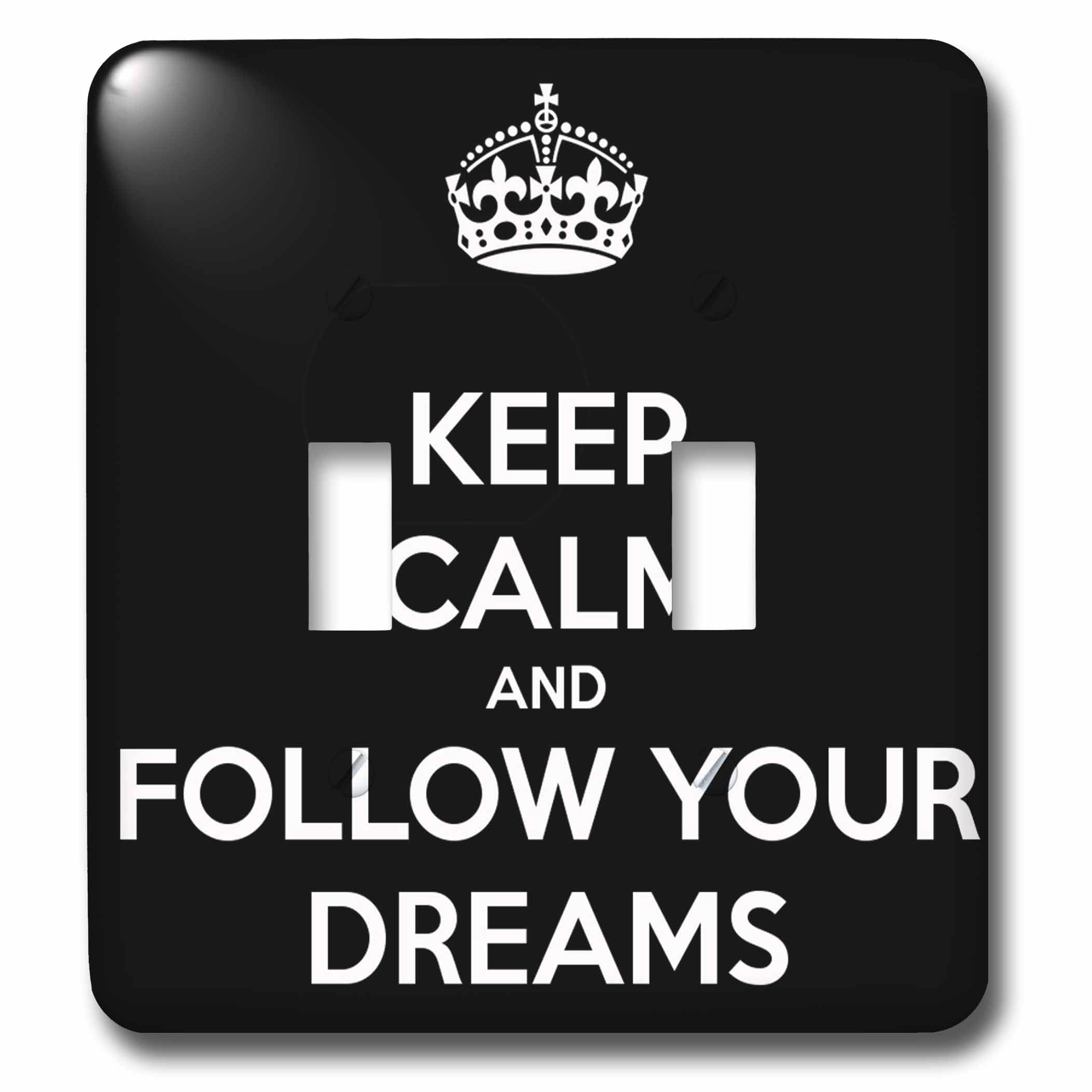 Housse pour interrupteur 3dRose lsp_173392_2 déco murale Keep Calm