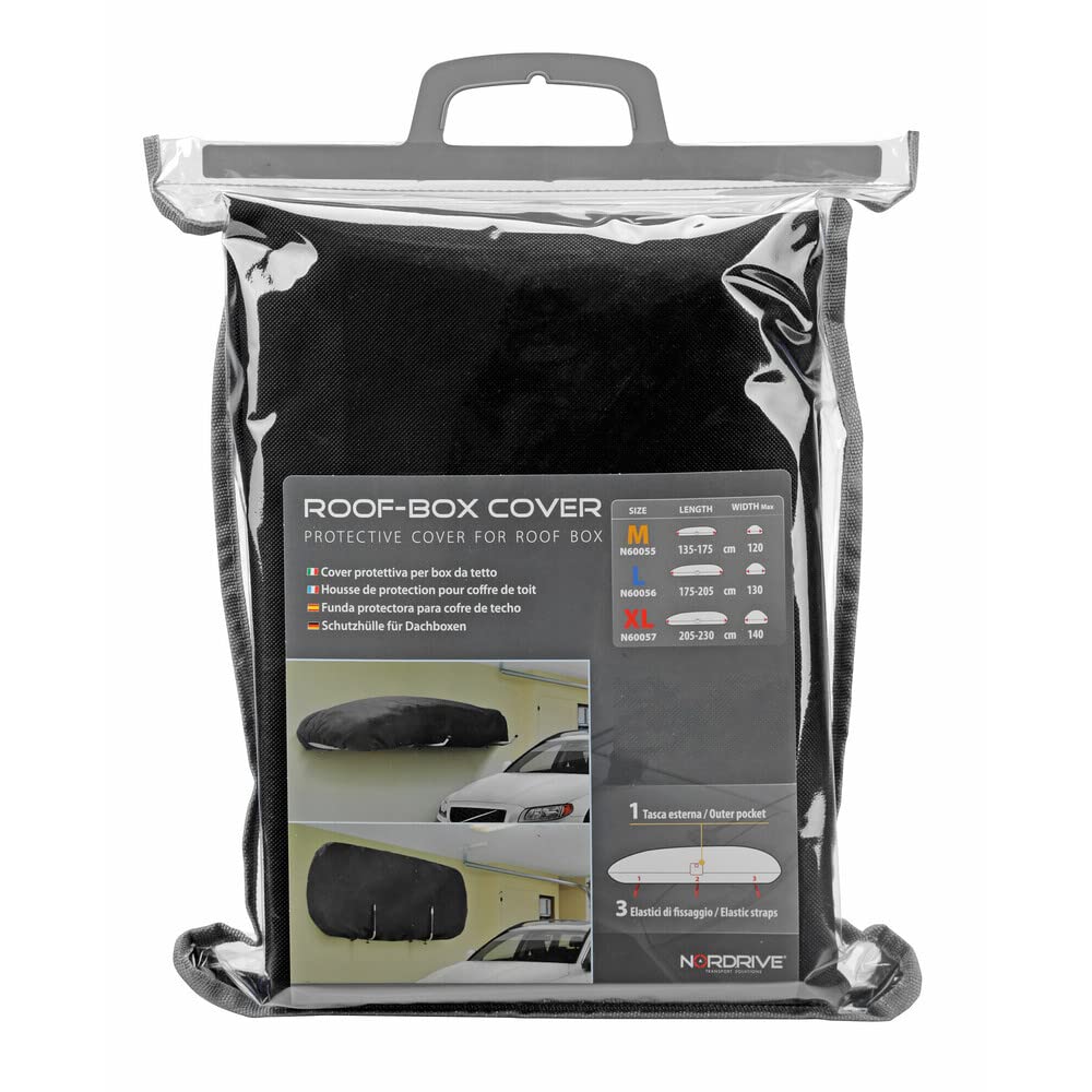 NORDRIVE N60056 Cover Protettiva per Box da Tetto - L - 175-205 cm