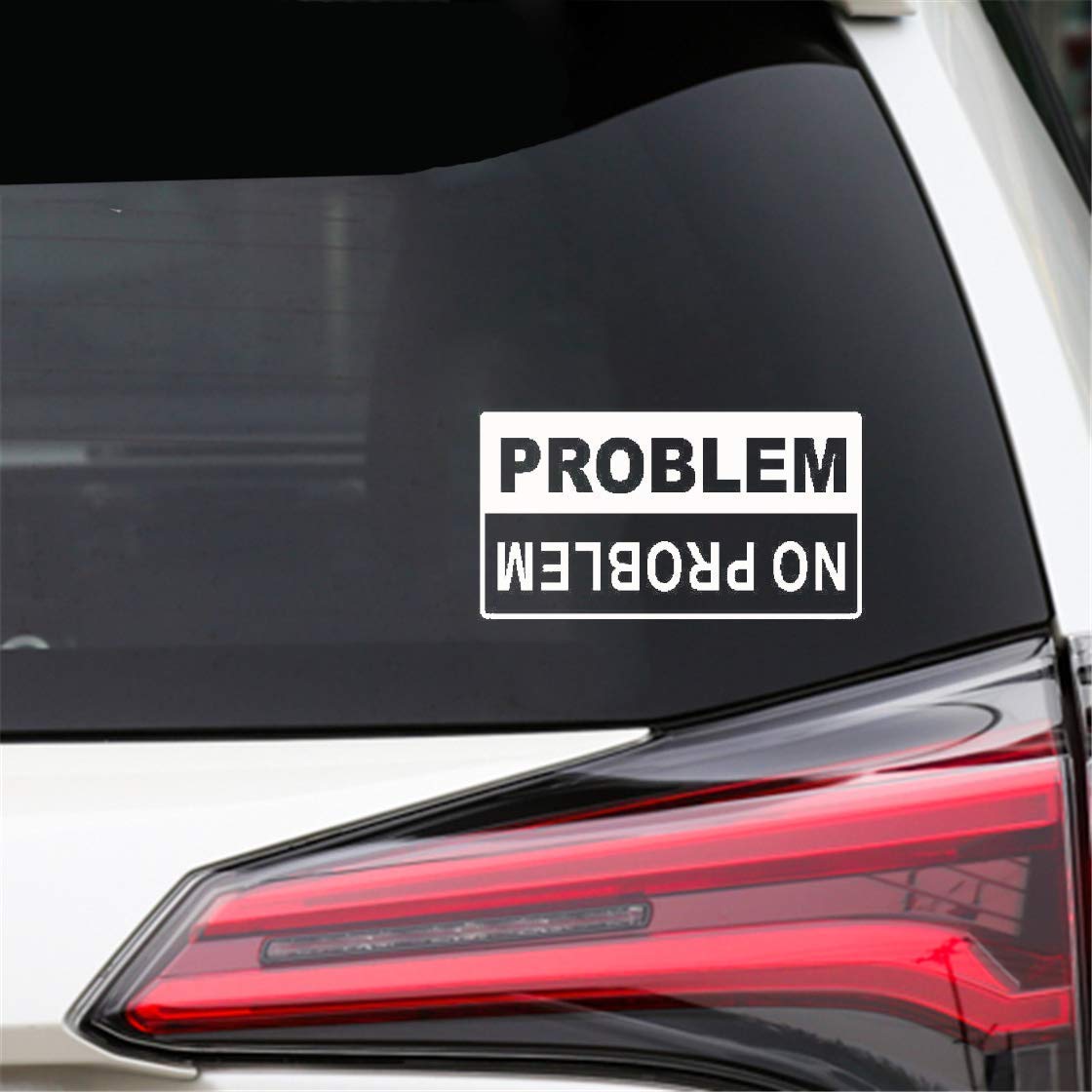 Dozili Vinyl Decal Graphics No Problem Interesting Car Sticker Decal For Car Laptop Window Sticker 6"