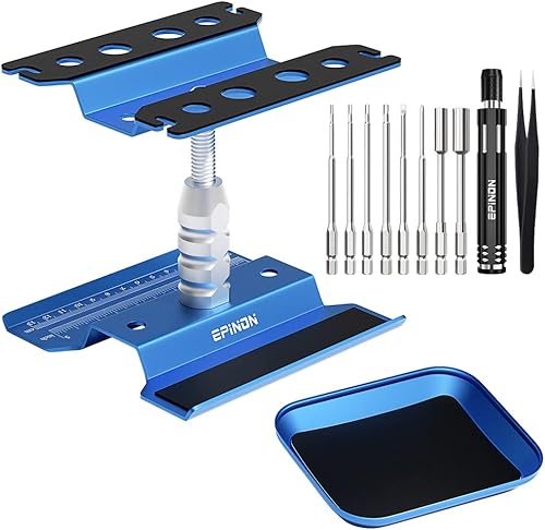 Soporte de coche RC Soporte de trabajo RC Soporte de trabajo de reparación de automóvil con kit de destornillador RC Tornillos Palet para 18 110 112