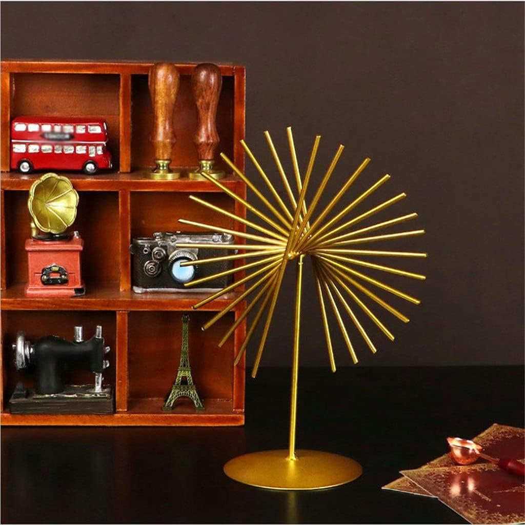 2 Pcs Nordic Abstract Iron Ornaments Home Living Room TV Cabinet Desktop Decoration Metal Line Crafts