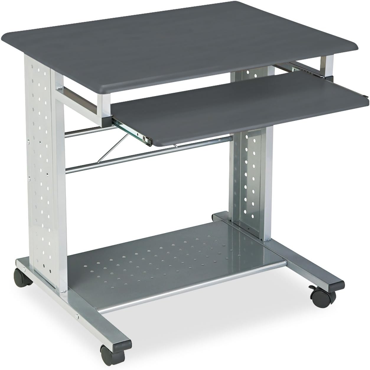 Mayline 945ANT Empire Mobile PC Cart, 29-3/4w x 23-1/2d x 29-3/4h, Anthracite