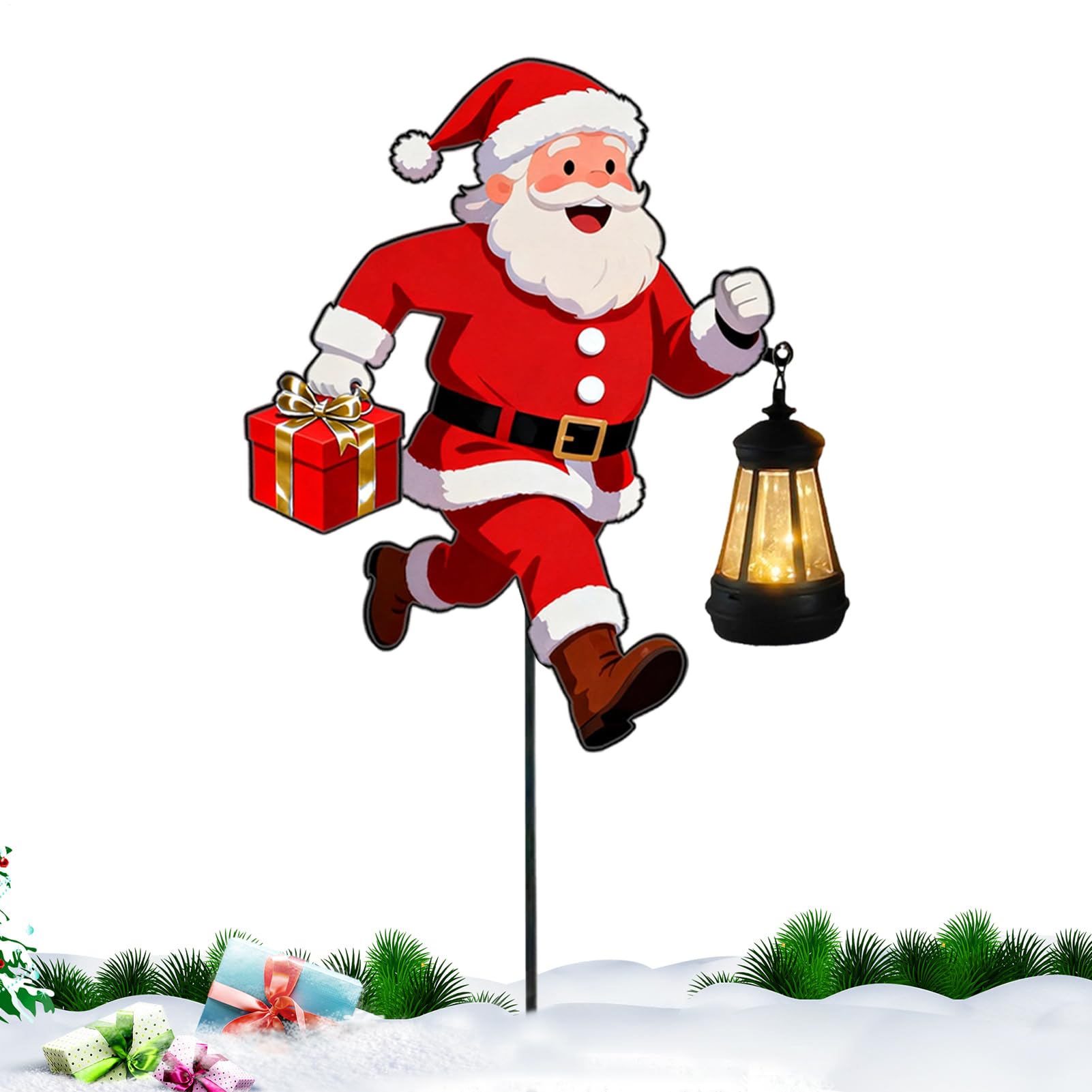Piquets de Noël d'extérieur lumineux : fixez facilement vos décors de jardin