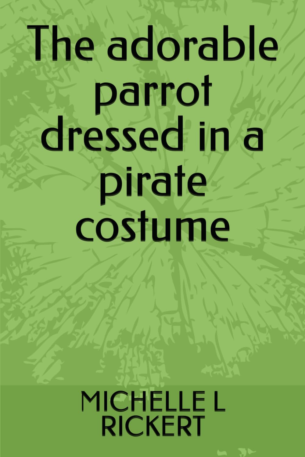 The adorable parrot dressed in a pirate costume