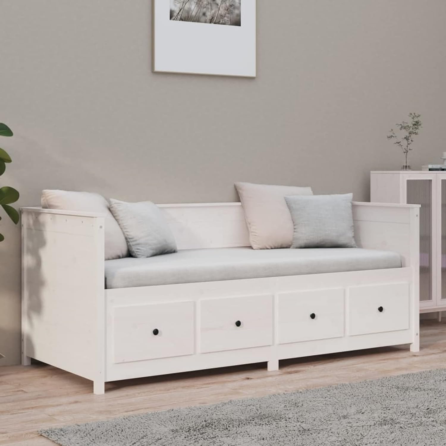 Susany Day Bed Guest Bed Frame Sofa Bed with Storage Drawers for Living