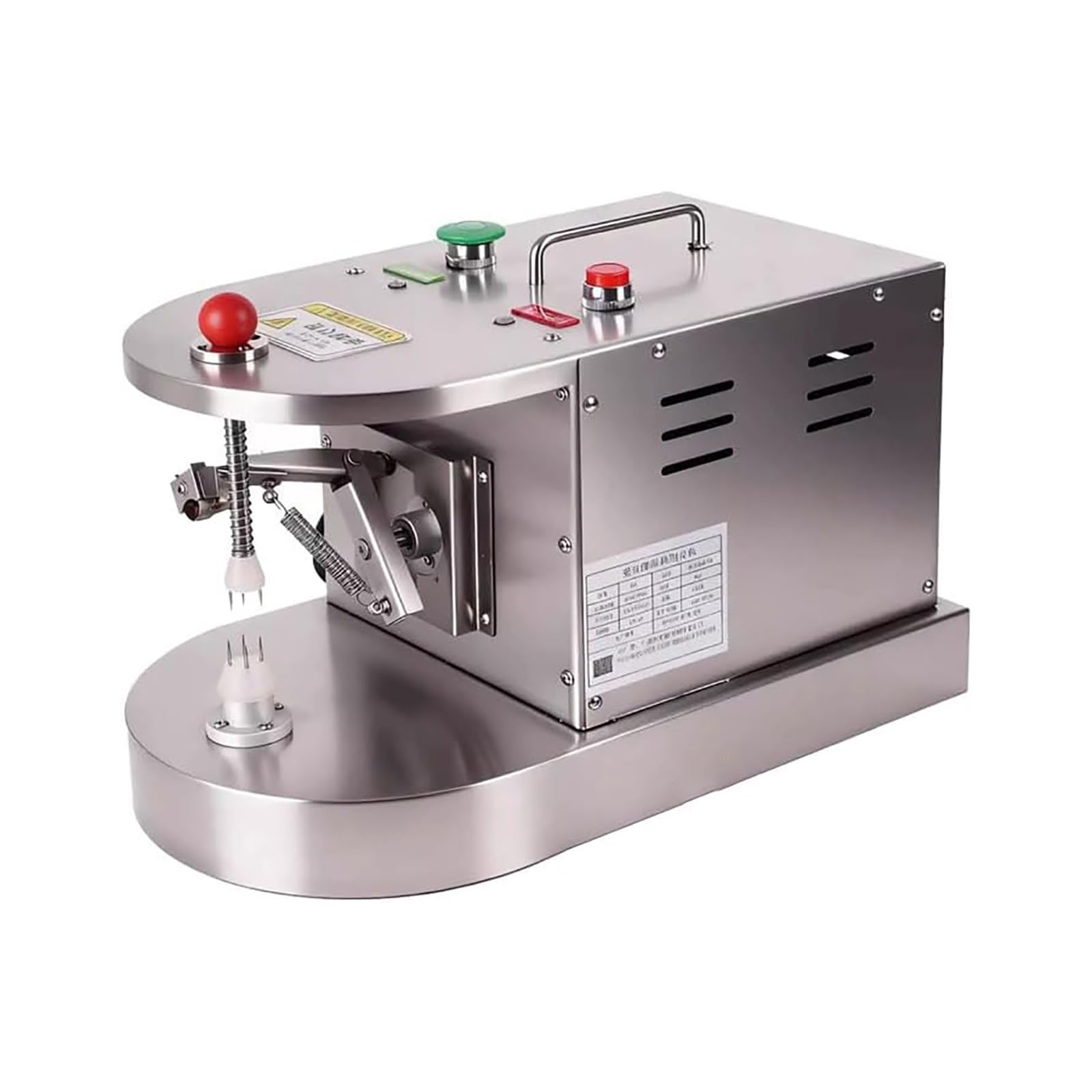 Peladora comercial totalmente automática, grosor ajustable, parada automática, acero inoxidable, procesamiento eficiente de alimentos