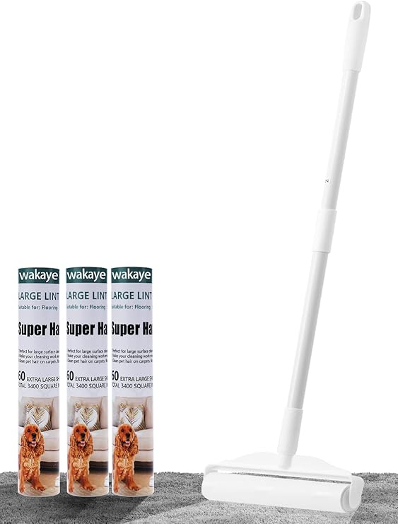 Large Lint Rollers for Carpet 9.45 in Floor Lint Rollers