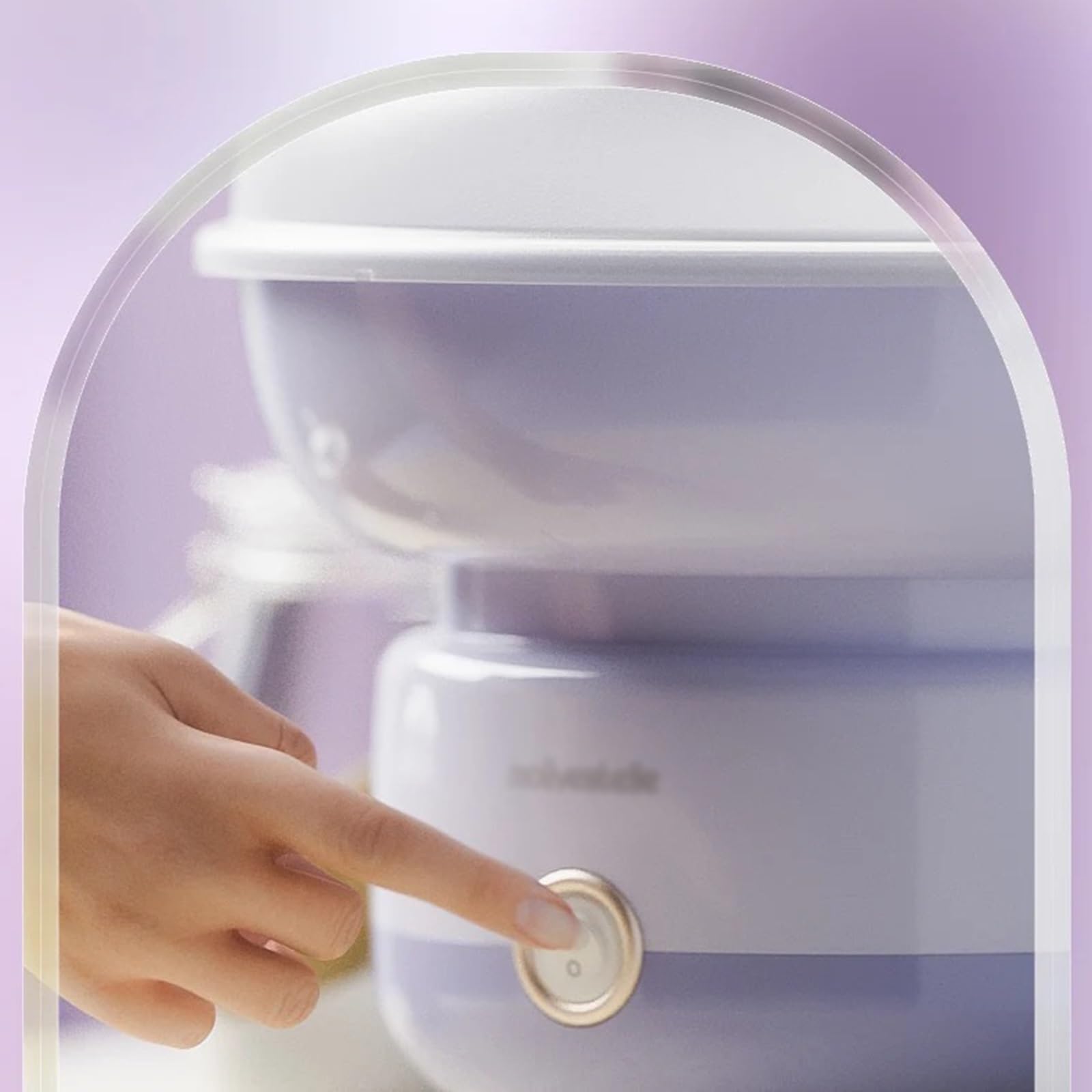 máquina de algodón de azúcar Máquina de algodón azúcar for el hogar los niños pequeña máquina Comercial Completamente automática Hecha a Mano(Purple)