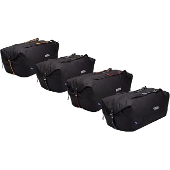 Thule Gopack Duffel Set for Luggage Boxes Set of 4 Black 75