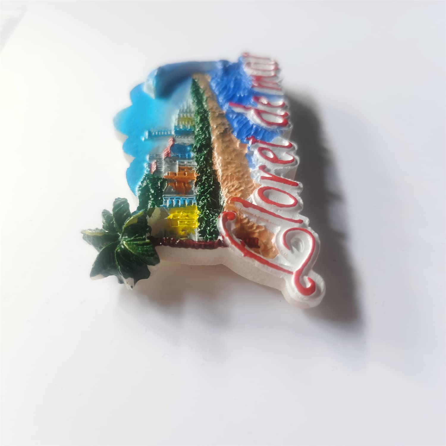 Calamita per frigorifero 3D Lago di Garda Italia, souvenir da viaggio, decorazione per frigorifero