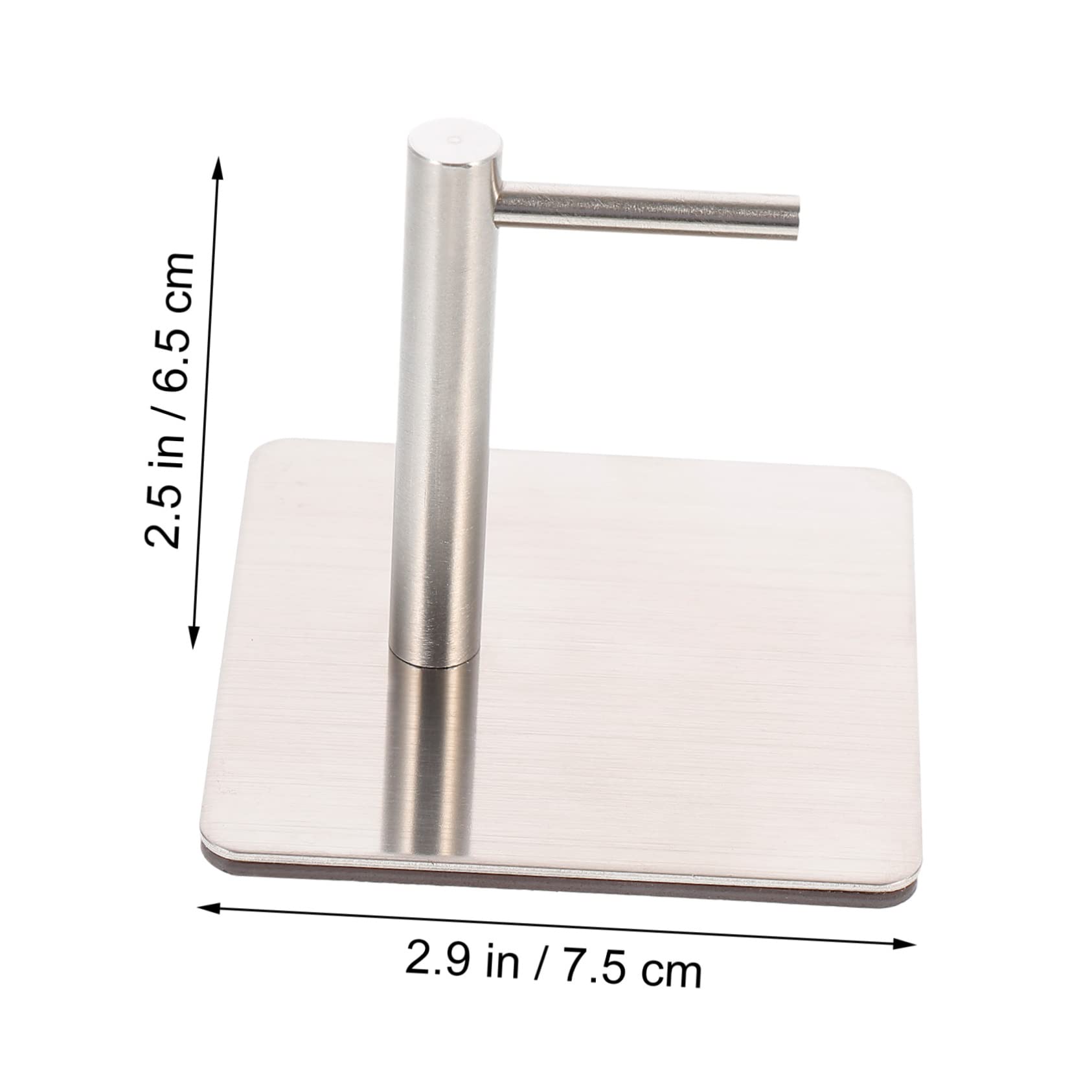 Ciieeo 2 Pares Magnéticos Inoxidable Soporte de Pared sin Perforación Colgar Toallas y Utensilios Refrigeradores y Superficies Metálicas