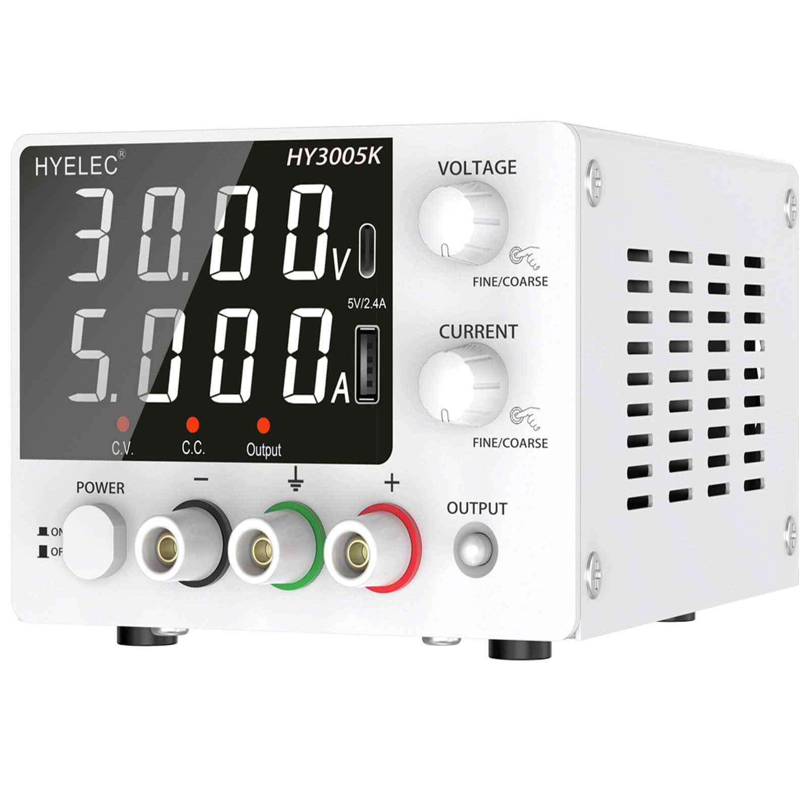 Amazon.com: Variable DC Power Supply, 0-30V 0-5A, HYELEC Bench
