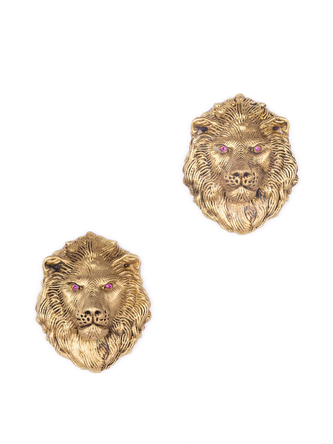 Gemelli da uomo a forma di testa di leone, in ottone di alta qualità, con confezione regalo, 30 x 25 mm, elegante regalo di Natale per marito, fidanzato e professionisti