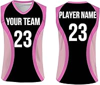 SGS Custom Volleyball Jersey: Personalized Reversible Unisex Jersey with Name, Number & Moisture-Wicking Fabric