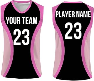 SGS Custom Volleyball Jersey: Personalized Reversible Unisex Jersey with Name, Number & Moisture-Wicking Fabric