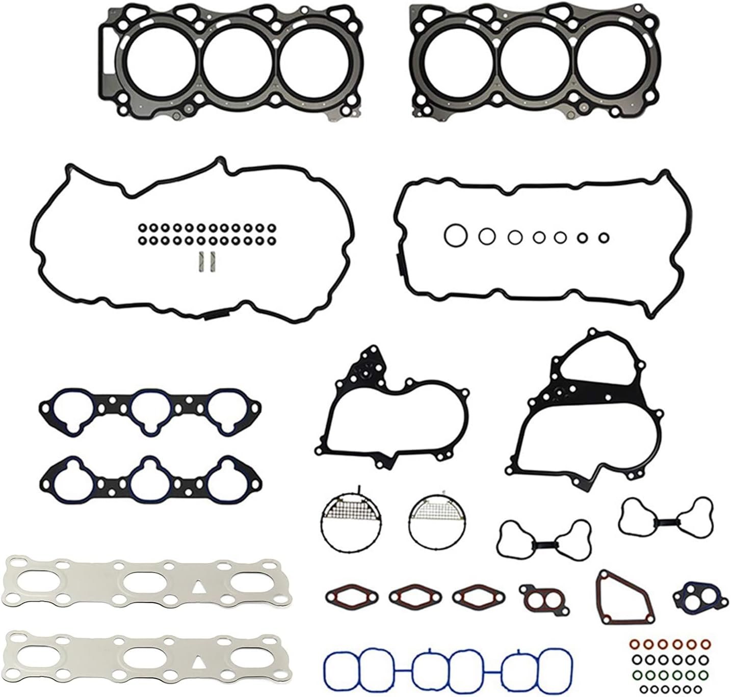 HS26511PT MLS Cylinder Full Head Gaskets Sets Compatible with Infiniti JX35 QX60, for Nissan Altima Maxima Murano Pathfinder Quest 3.5L DOHC V6 3498cc Gas 2007-2020