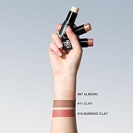 FOCALLURE 3 Pcs Cream Contour Sticks,Shades with Highlighter & Bronzer & Blush,Non-greasy Long-wear Face Contouring Pen,Easy to Sculpt the Face and Create a Lightweight Finishing Makeup,MEDIUM